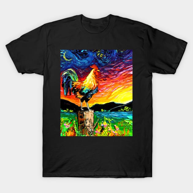 Starry Morning T-Shirt by sagittariusgallery